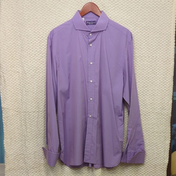 Ralph Lauren Purple Label Men's Dress Shirt XL - Lavender - Picture 1 of 6